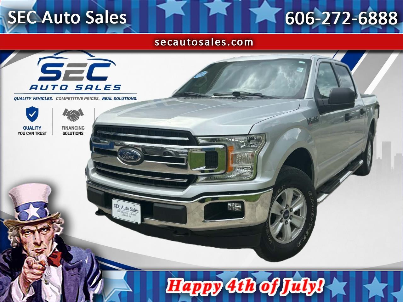 2018 Ford F-150 XLT 4WD SuperCrew 5.5' Box