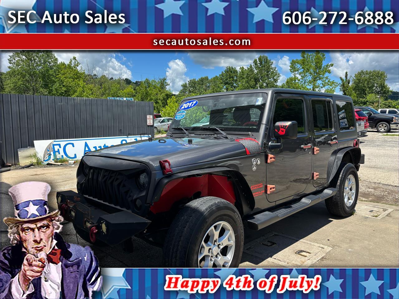 2017 Jeep Wrangler Unlimited Sport 4x4