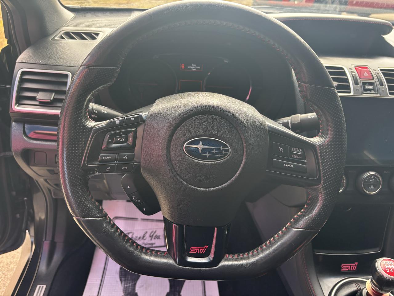 Subaru WRX STI Manual 2018