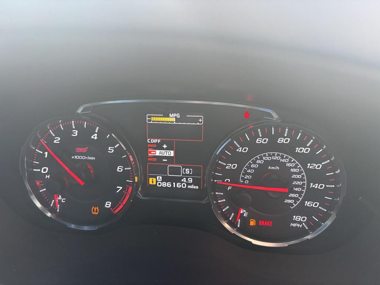 Subaru WRX STI Manual 2018