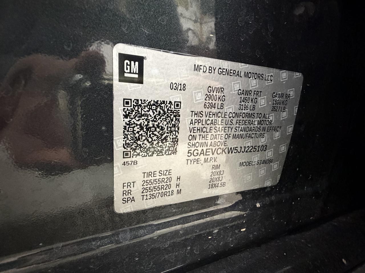 Buick Enclave AWD 4dr Avenir 2018