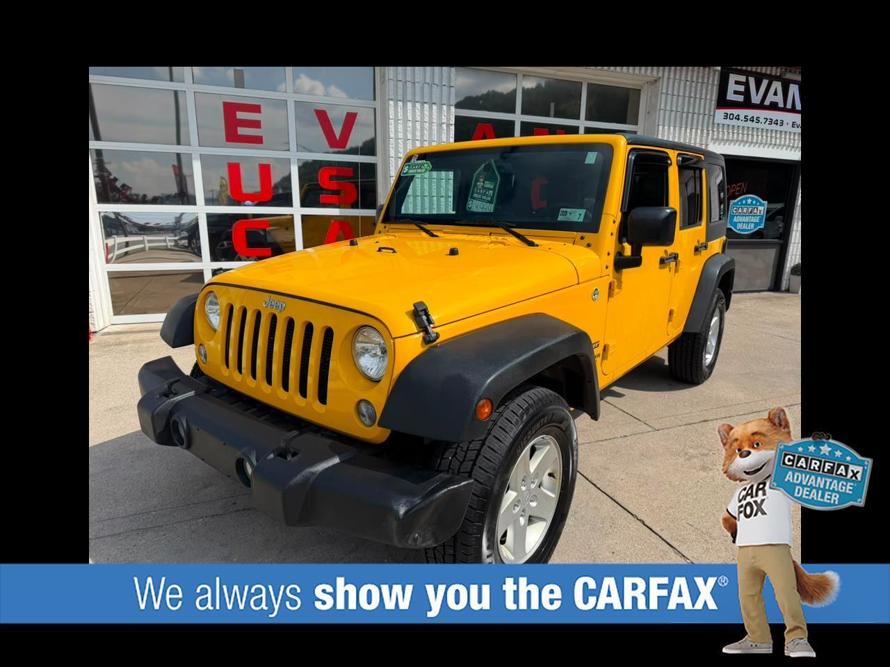 2015 Jeep Wrangler Unlimited Sport 4WD
