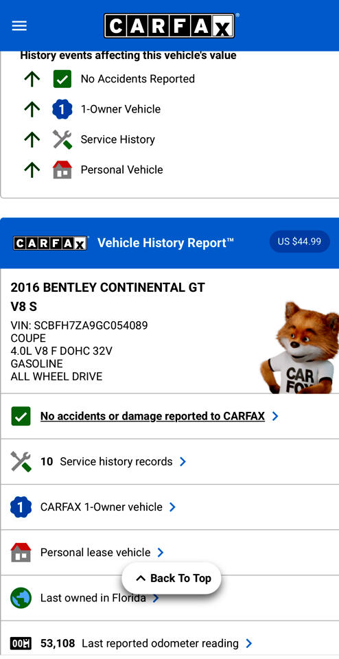 Bentley Continental GT GT Speed Coupe 2016