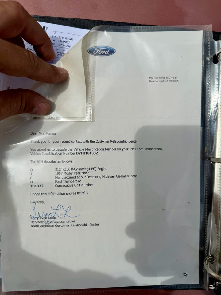 Ford Thunderbird 2dr Conv w/Hardtop Premium 1957