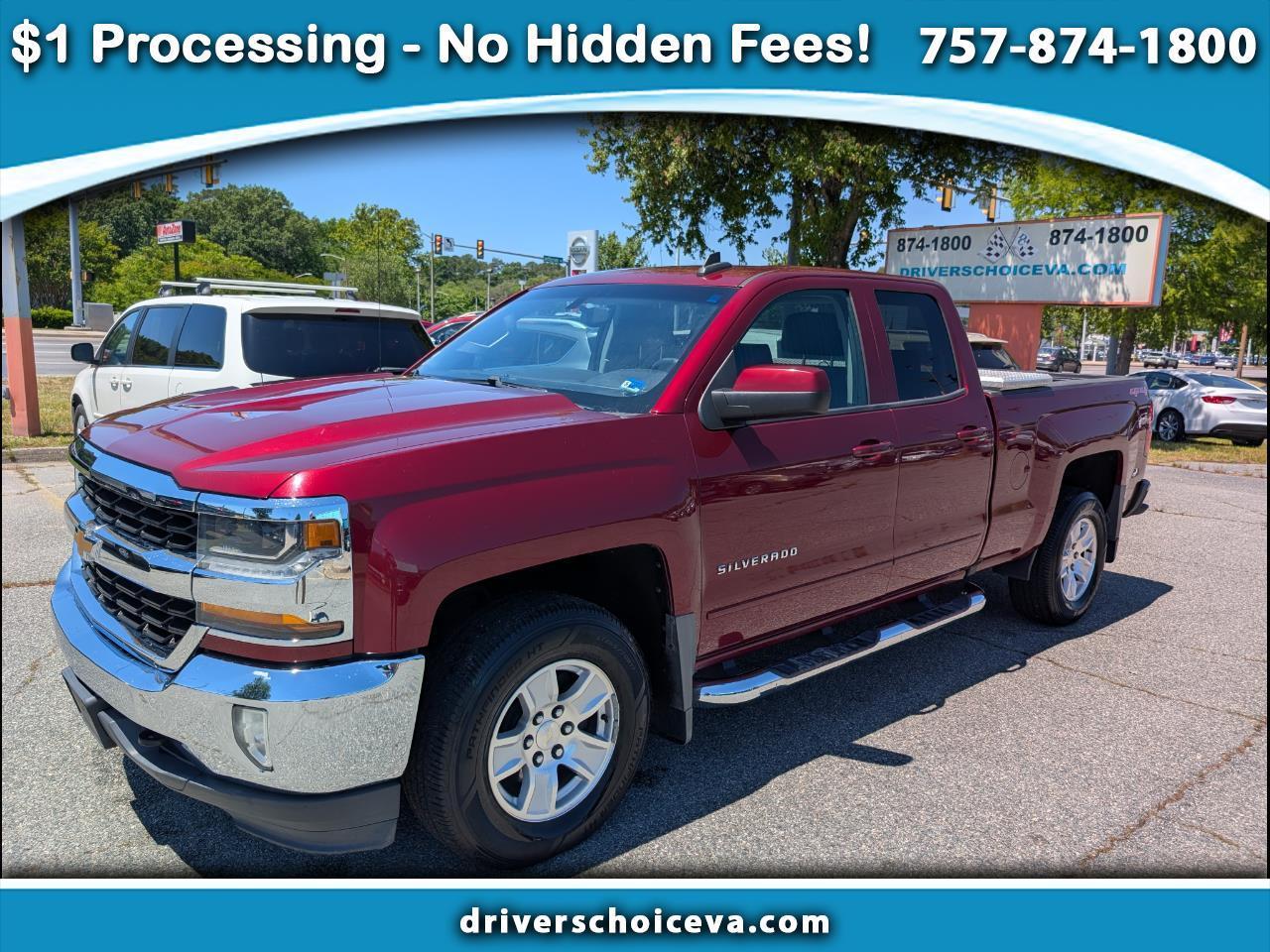 Chevrolet Silverado 1500 4WD Double Cab 143.5" LT w/1LT 2017
