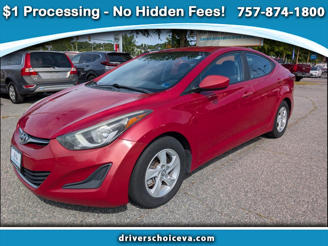 2015 Hyundai Elantra SE Sedan
