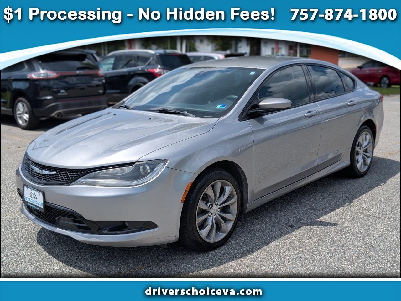 2015 Chrysler 200 S 3.6L V6