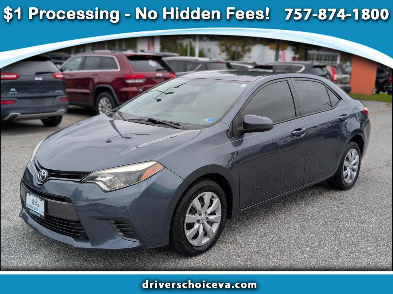 2016 Toyota Corolla S w/Special Edition Pkg