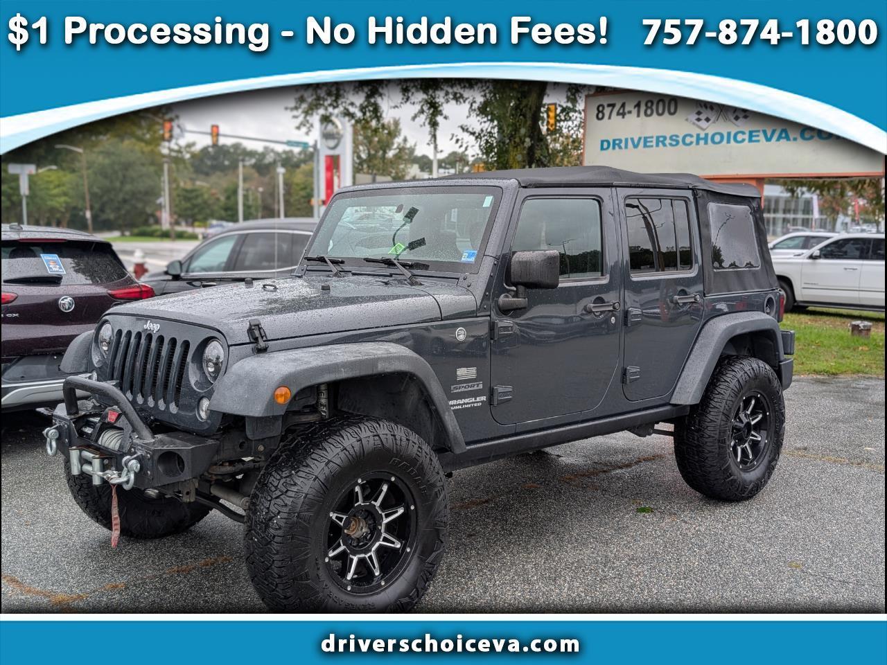 2017 Jeep Wrangler Unlimited Sport 4x4