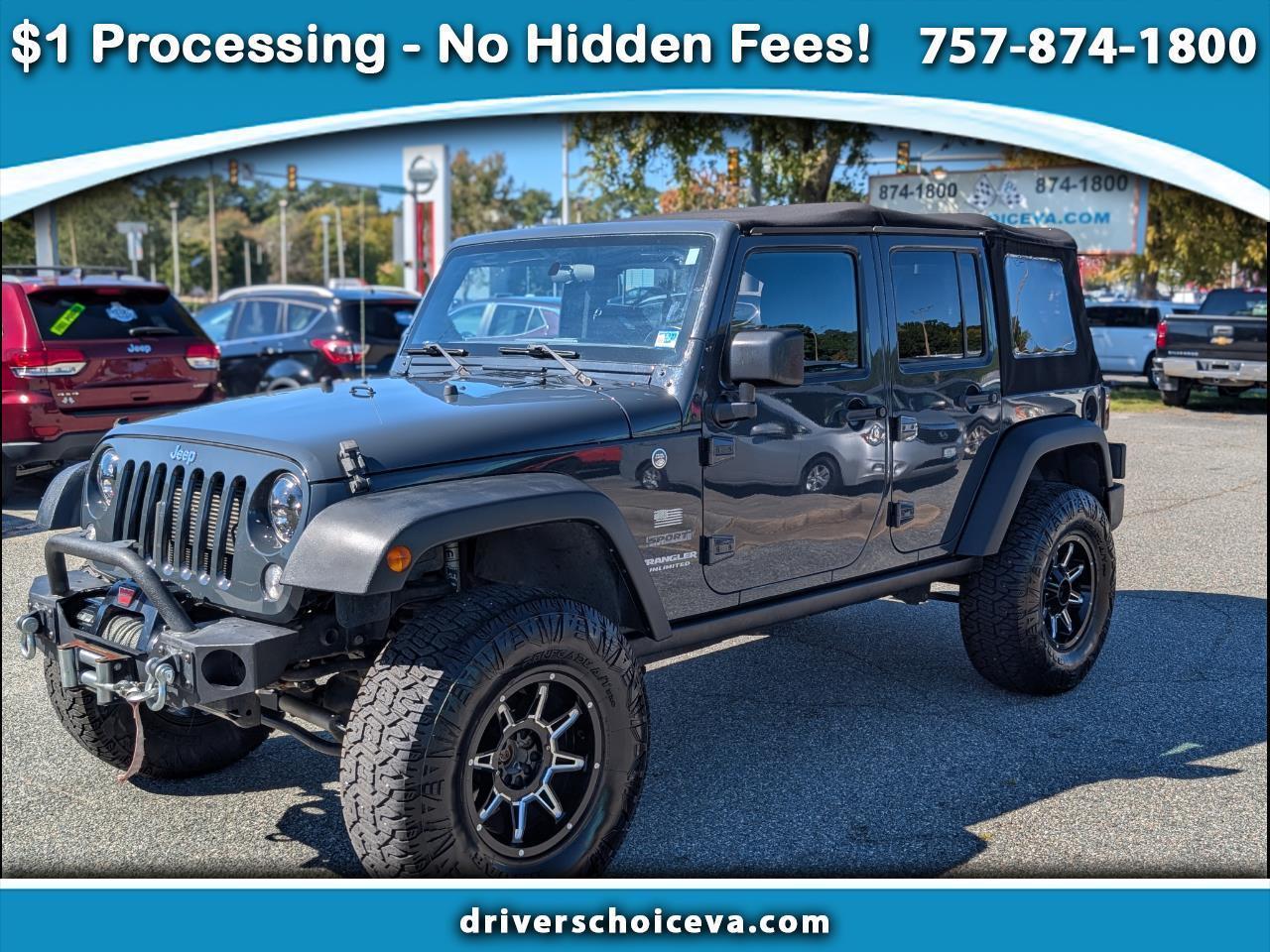 2017 Jeep Wrangler Unlimited Sport 4x4