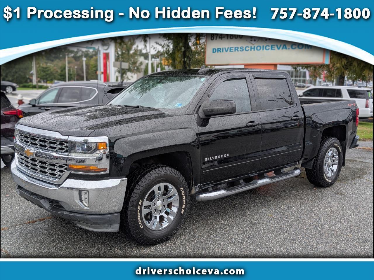 2018 Chevrolet Silverado 1500 4WD Crew Cab 143.5" LT w/1LT