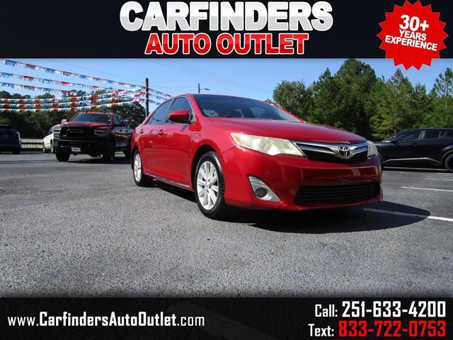 Red 2014 Toyota Camry Sedan Front-Wheel Drive Automatic