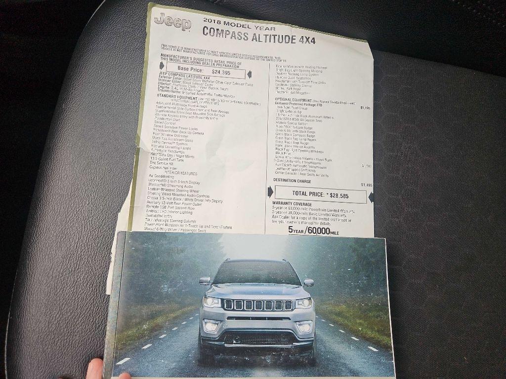 Jeep Compass Altitude 4x4 2018
