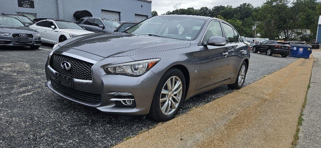 Gray 2014 INFINITI Q50 Sedan All-Wheel Drive Automatic
