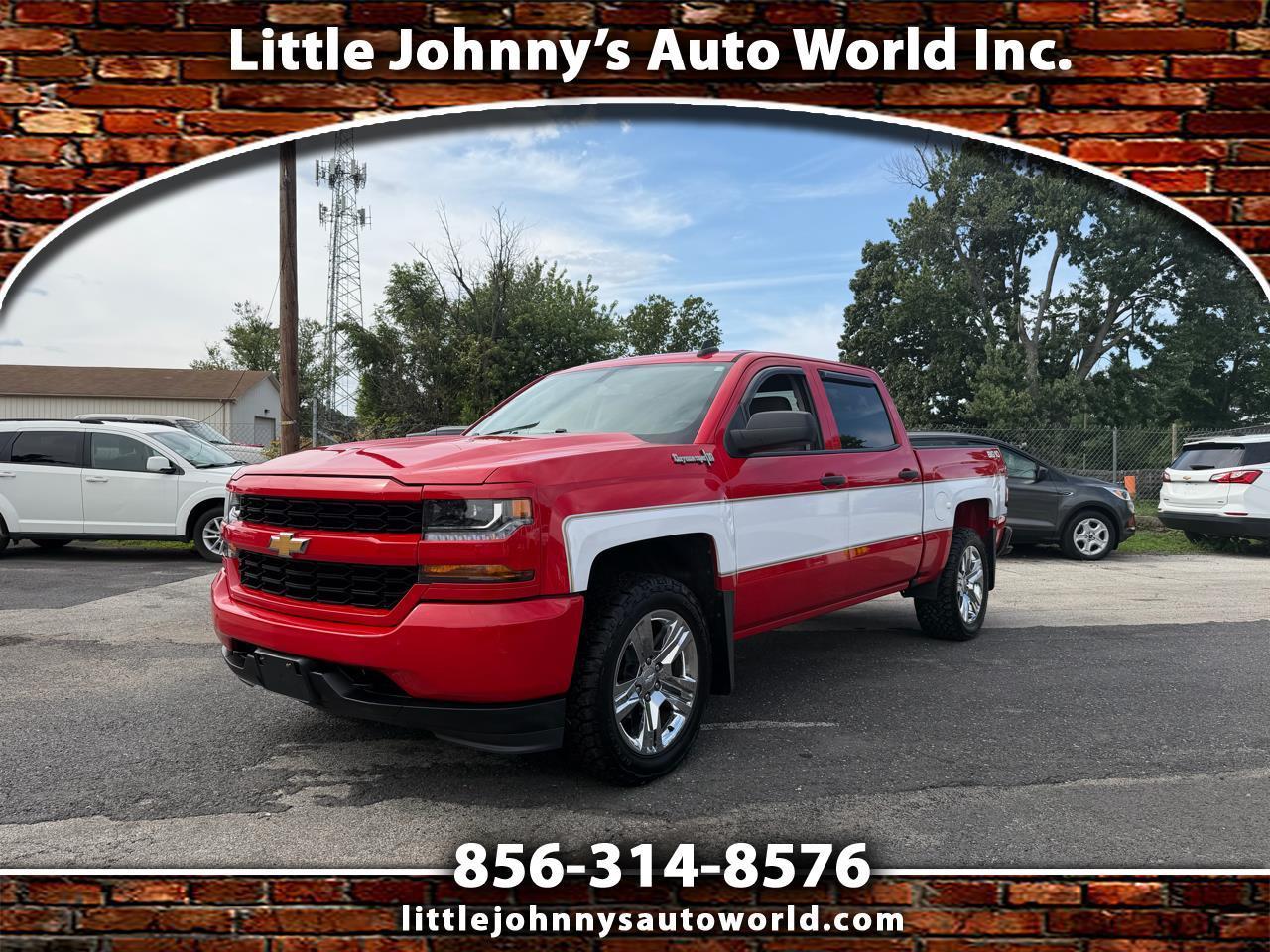 2018 Chevrolet Silverado 1500 4WD Crew Cab 143.5" Custom