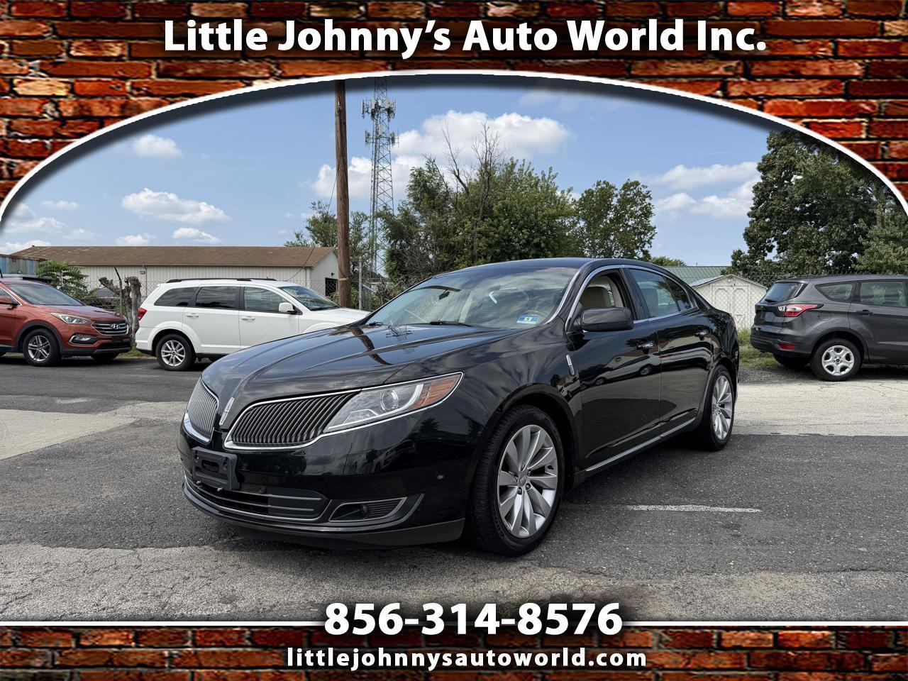 Black 2015 Lincoln MKS Sedan Front-Wheel Drive Automatic