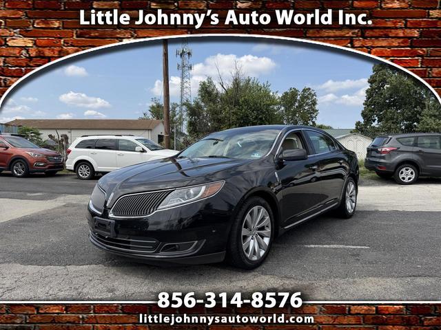 Black 2015 Lincoln MKS Sedan Front-Wheel Drive Automatic