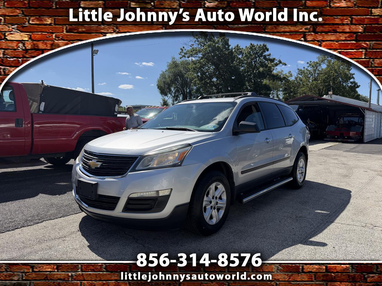Silver 2013 Chevrolet Traverse SUV / Crossover Front-Wheel Drive Automatic
