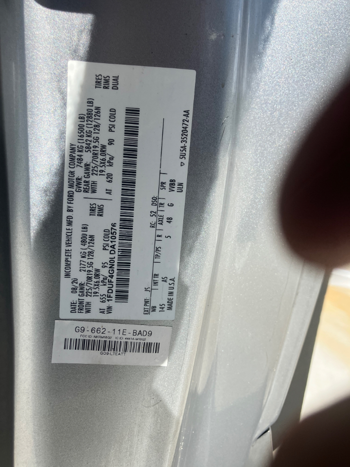 Ford F-450 SD Regular Cab DRW 2WD 2020 Ford F-450 SD Regular Cab DRW 2WD 2020