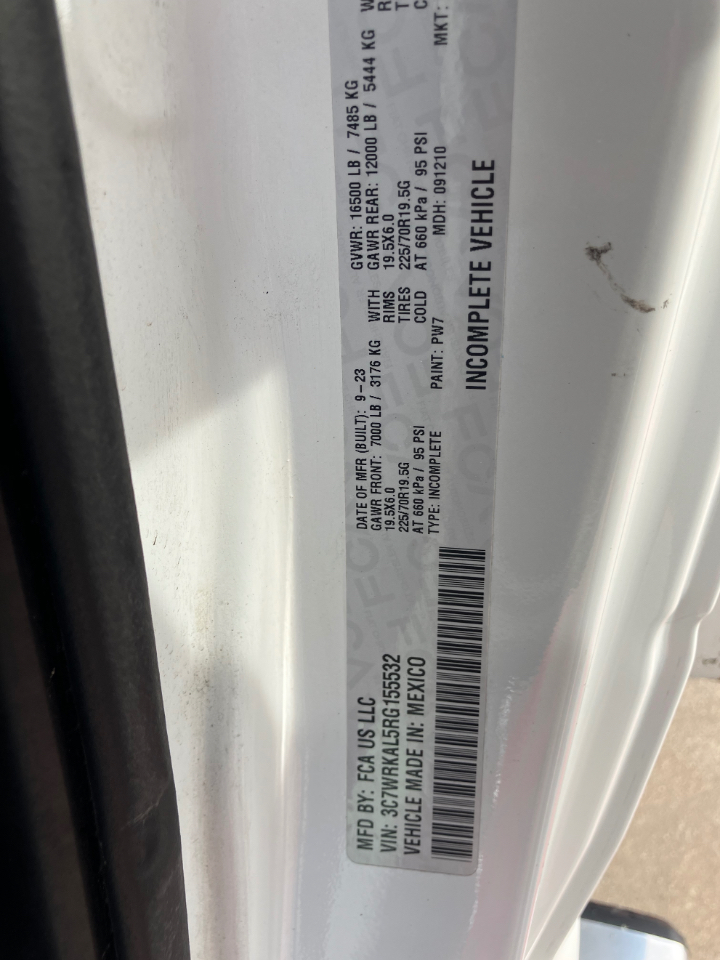 RAM 4500 Regular Cab SWB 2WD DRW 2024