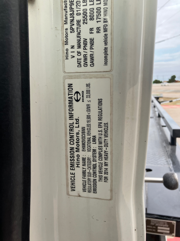 Hino Conventional Cab  2014