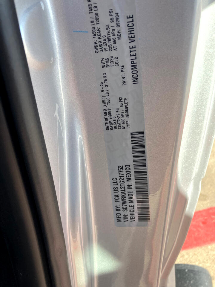 RAM 4500 Regular Cab SWB 2WD DRW 2026