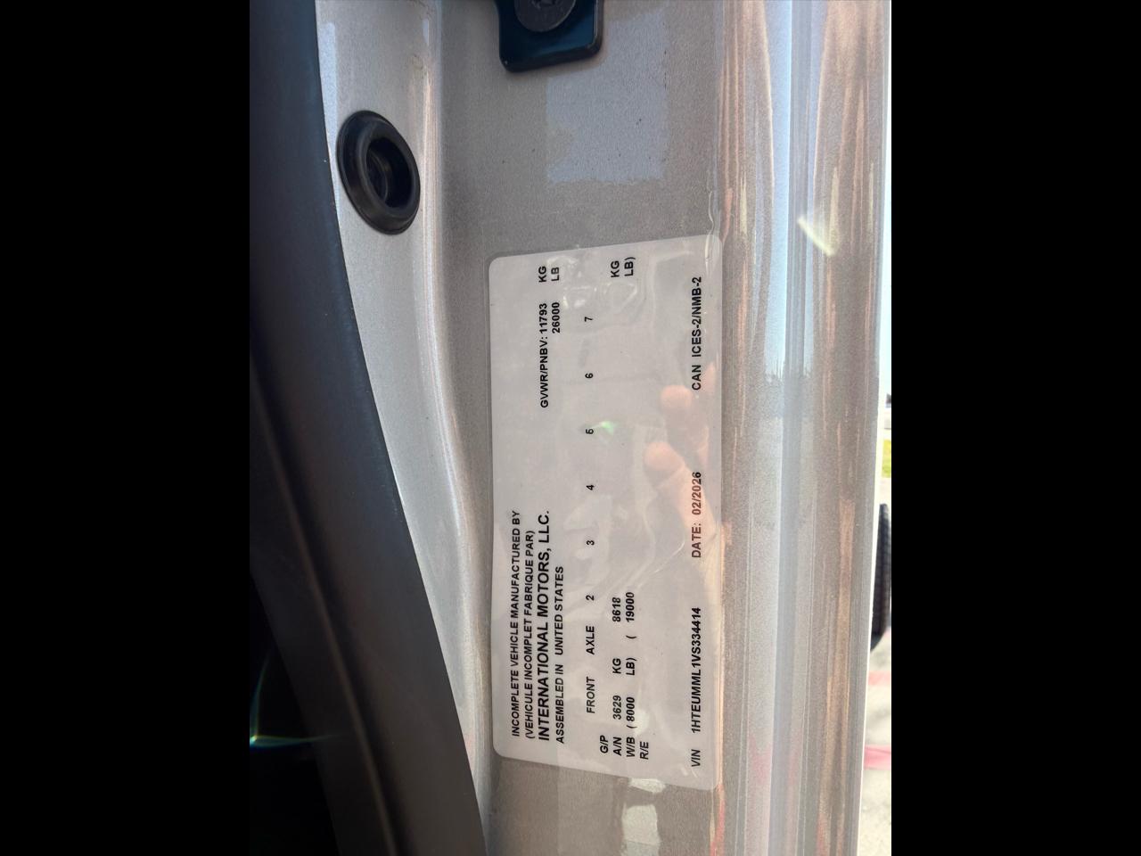 International MV607  2027