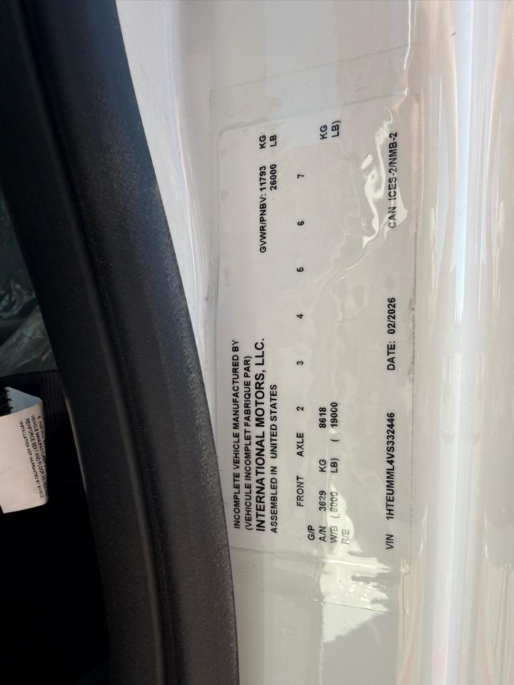 International MV607  2027