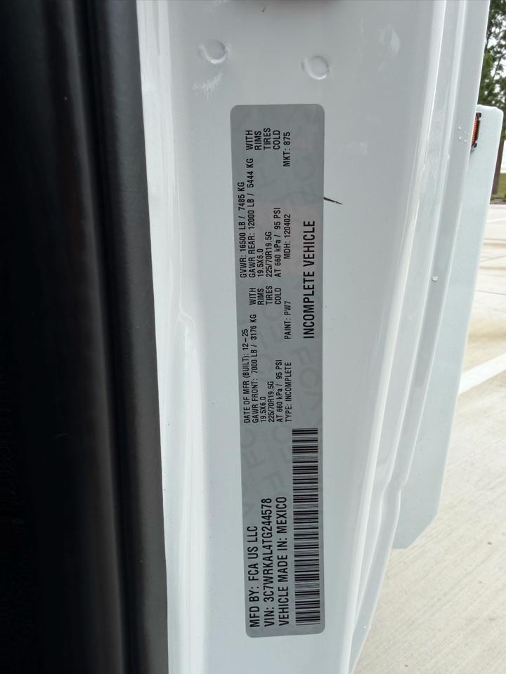 RAM 4500 Regular Cab SWB 2WD DRW 2026