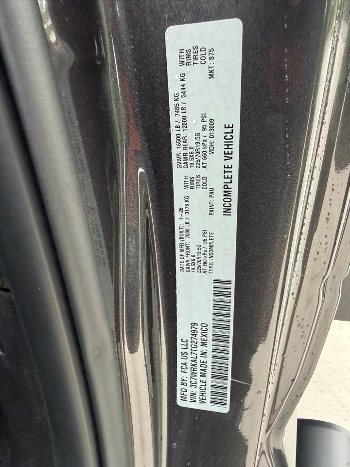 RAM 4500 Regular Cab SWB 2WD DRW 2026