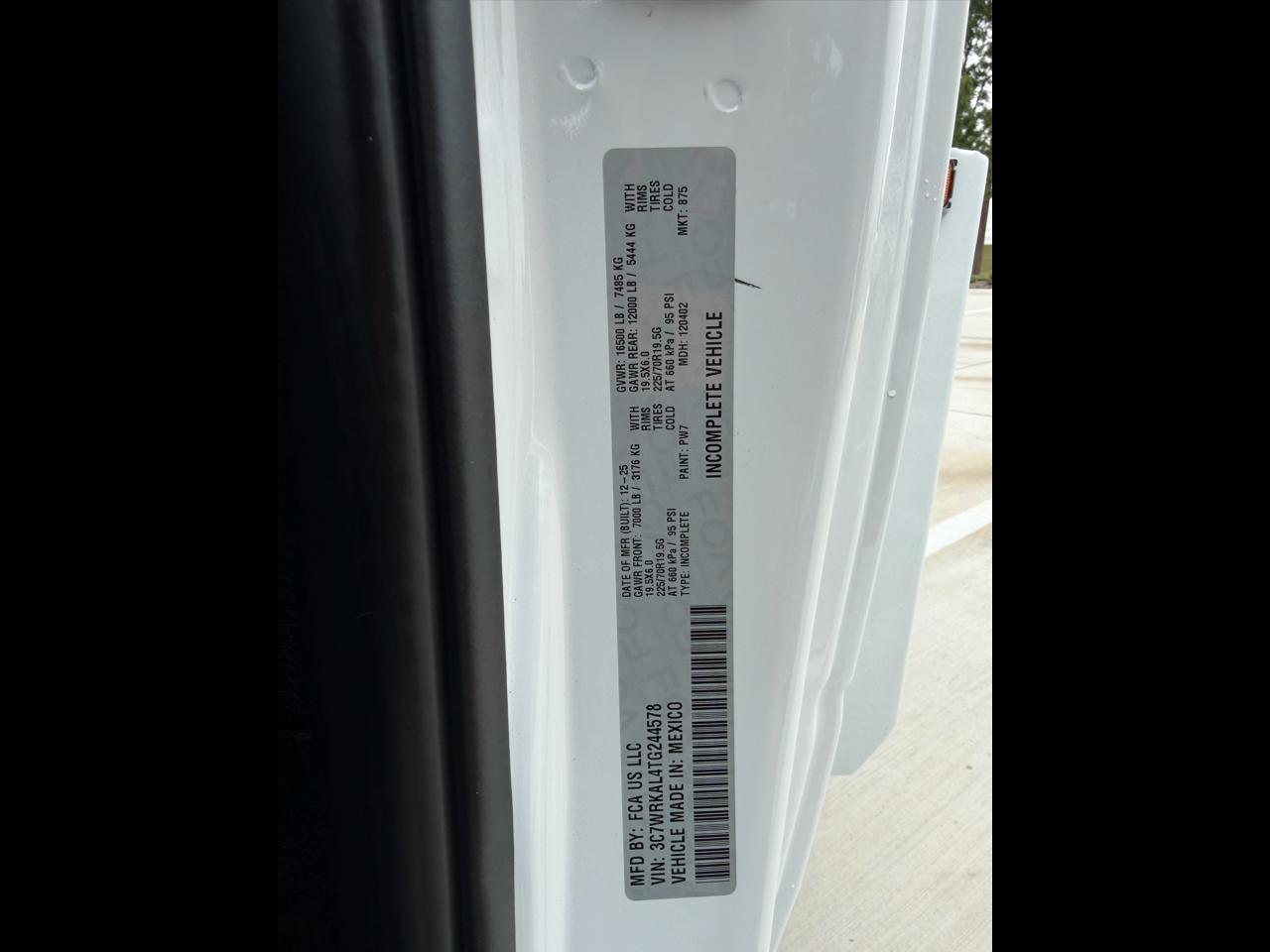 RAM 4500 Regular Cab SWB 2WD DRW 2026