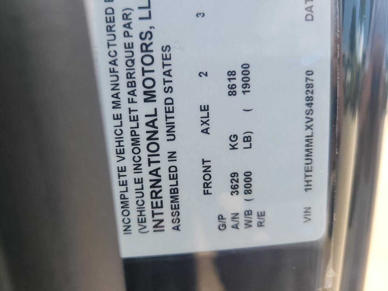 International MV607  2027