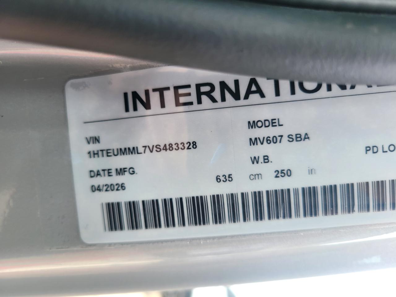 International MV607  2027