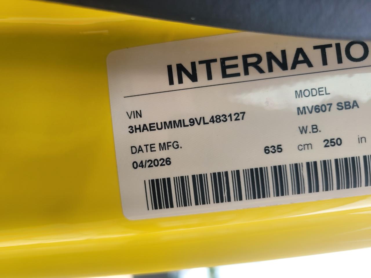 International MV607  2027
