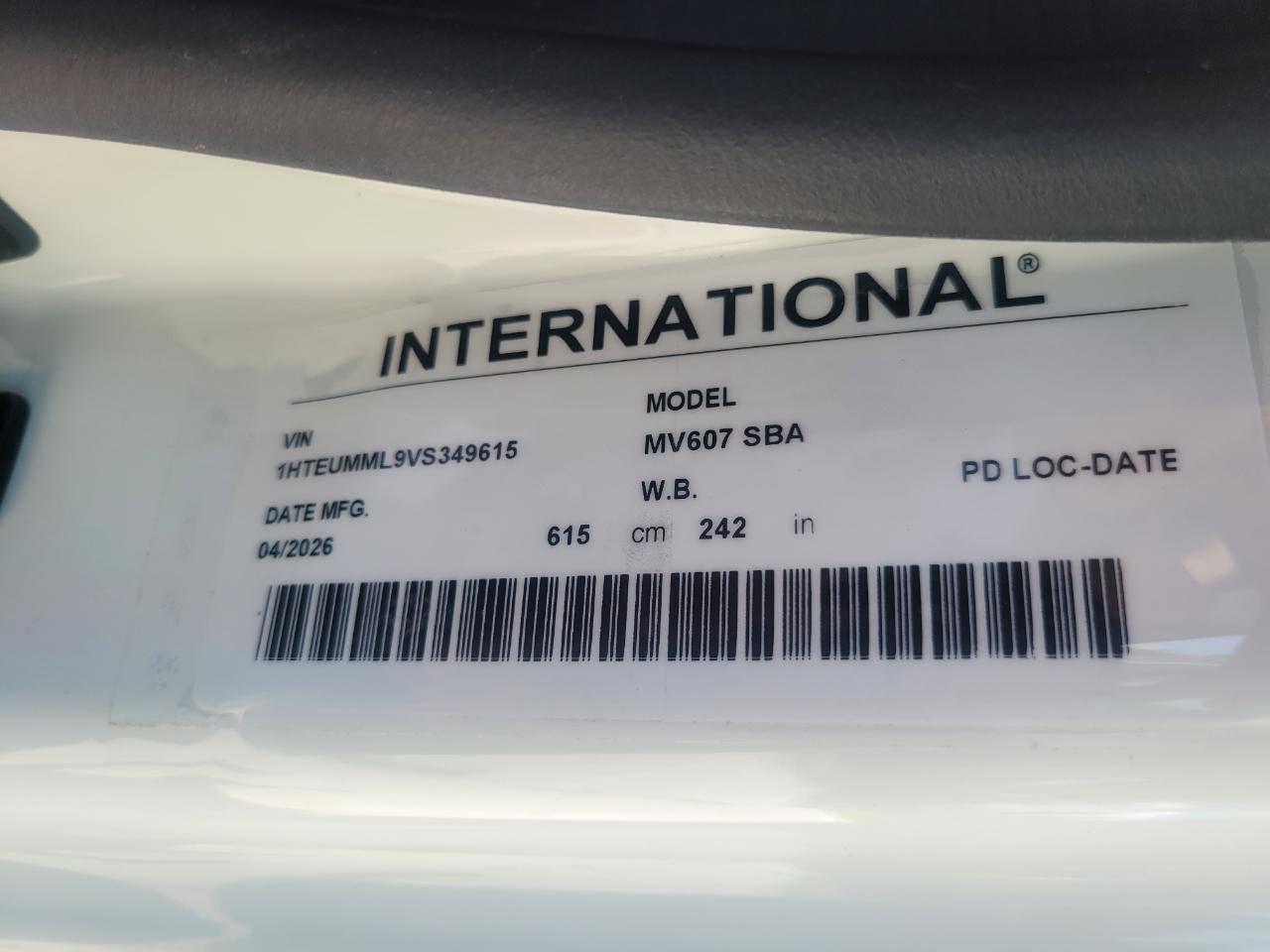 International MV607  2027