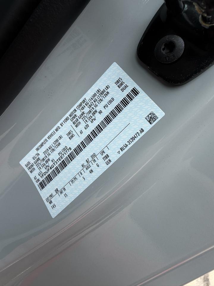 Ford Super Duty F-450 DRW XLT 2WD Reg Cab 145" WB 60" CA 2026