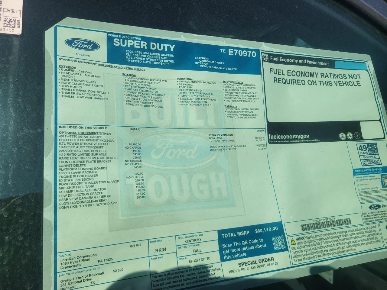 Ford Super Duty F-550 DRW  2026