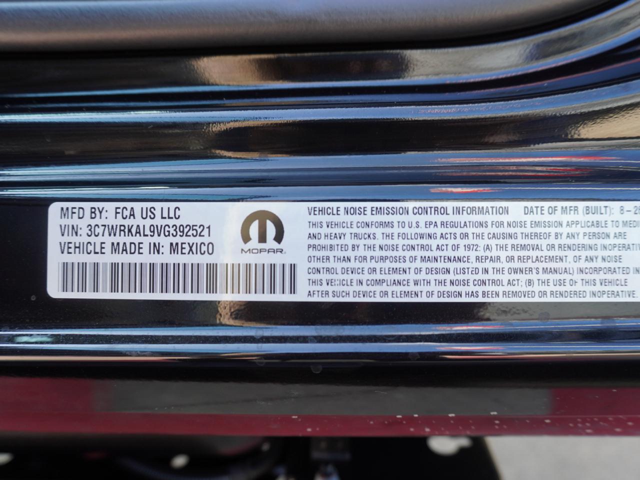 RAM 4500 Chassis Cab Big Horn 4x2 Reg Cab 60" CA 144.5" WB 2027