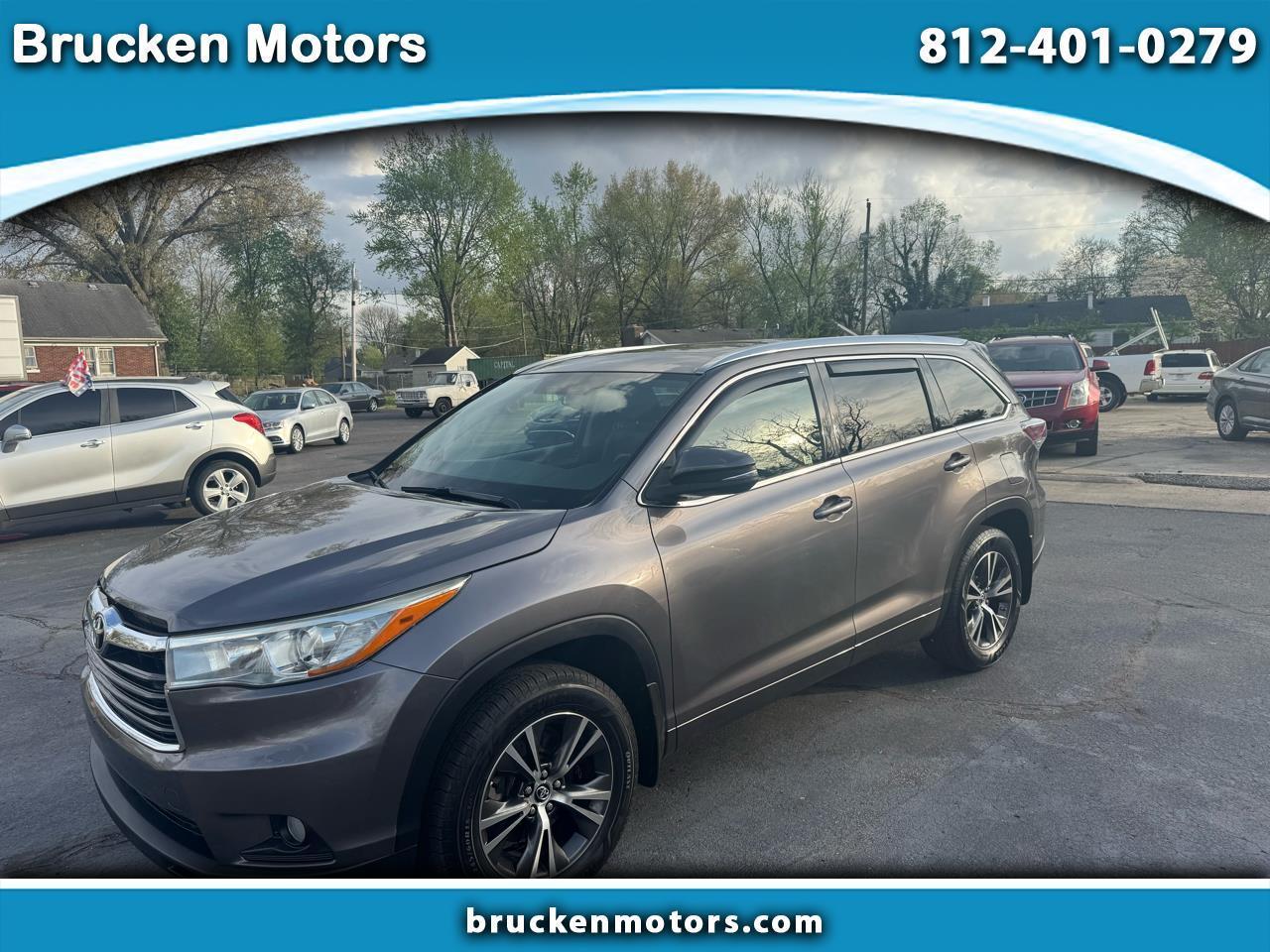 2016 Toyota Highlander XLE AWD V6