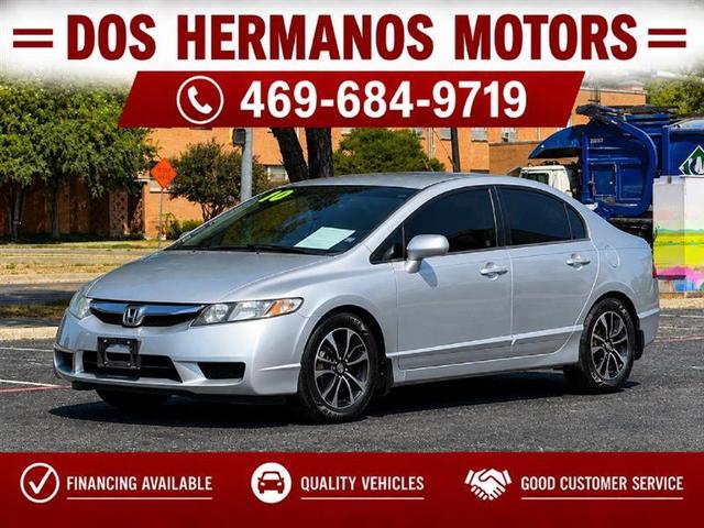 Silver 2010 Honda Civic Sedan Front-Wheel Drive Automatic
