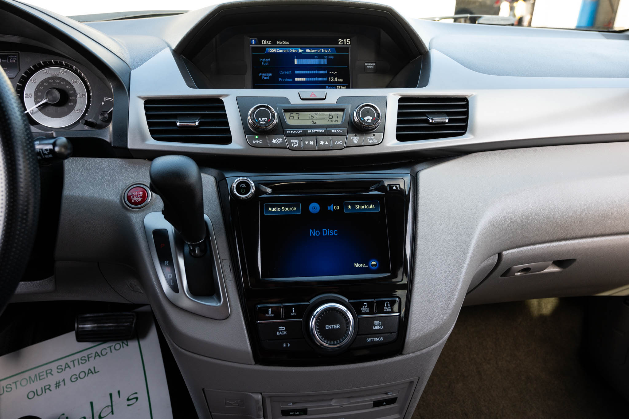 Honda Odyssey SE 2016