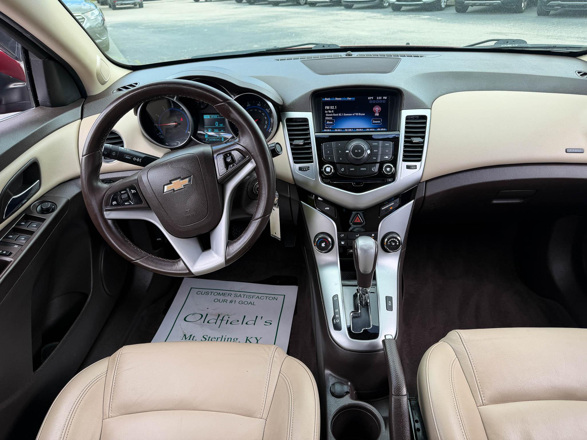 Chevrolet Cruze 2LT Auto 2015