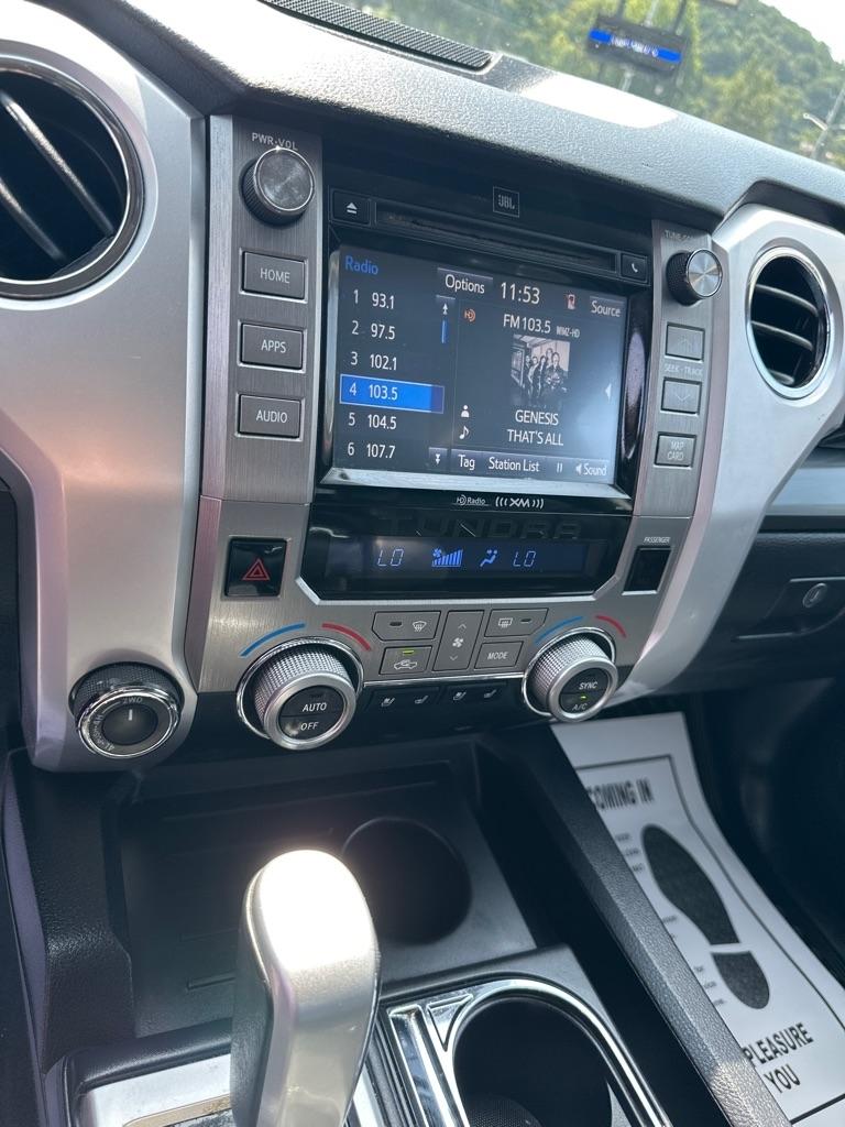 Toyota Tundra 4WD Truck CrewMax 5.7L V8 6-Spd AT Platinum (Natl) 2016
