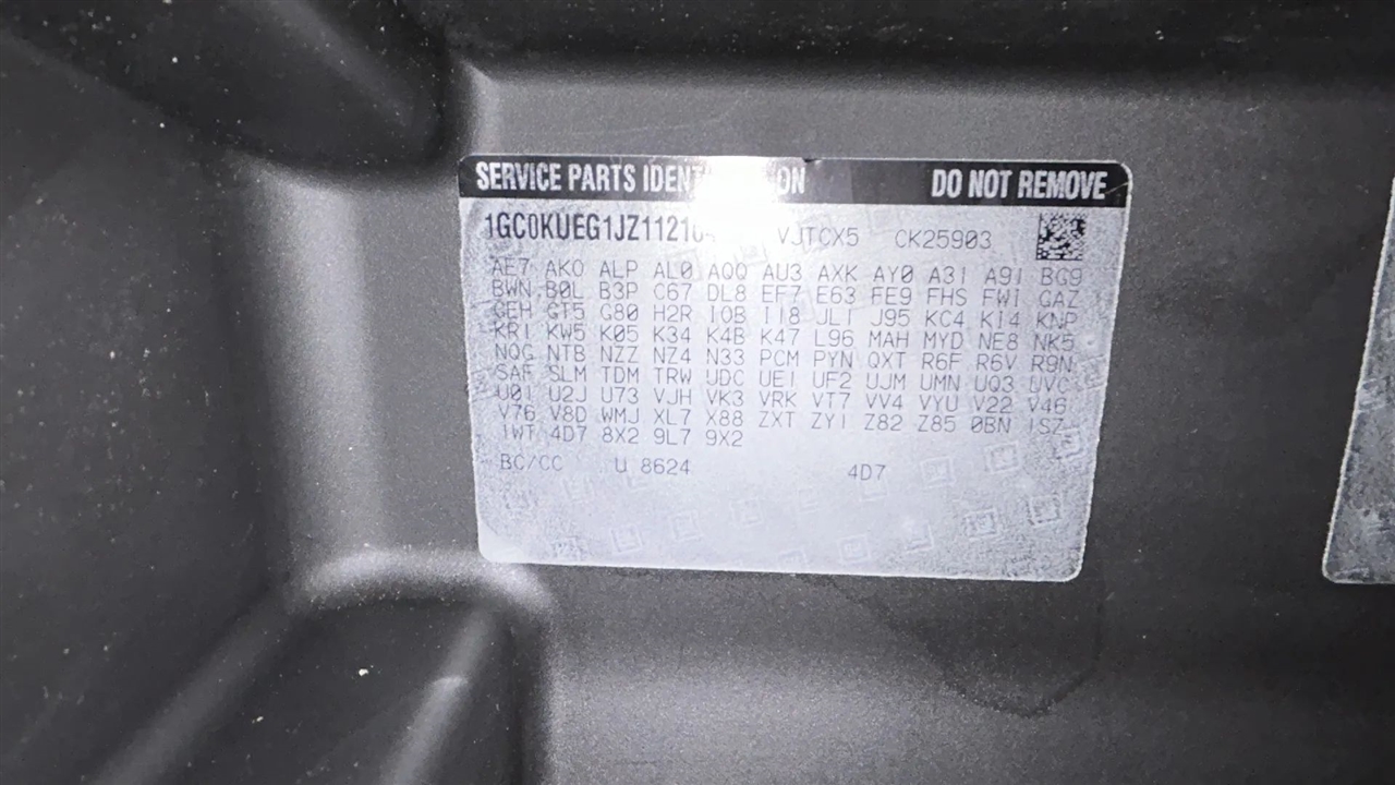 Chevrolet Silverado 2500HD Work Truck 4WD 2018