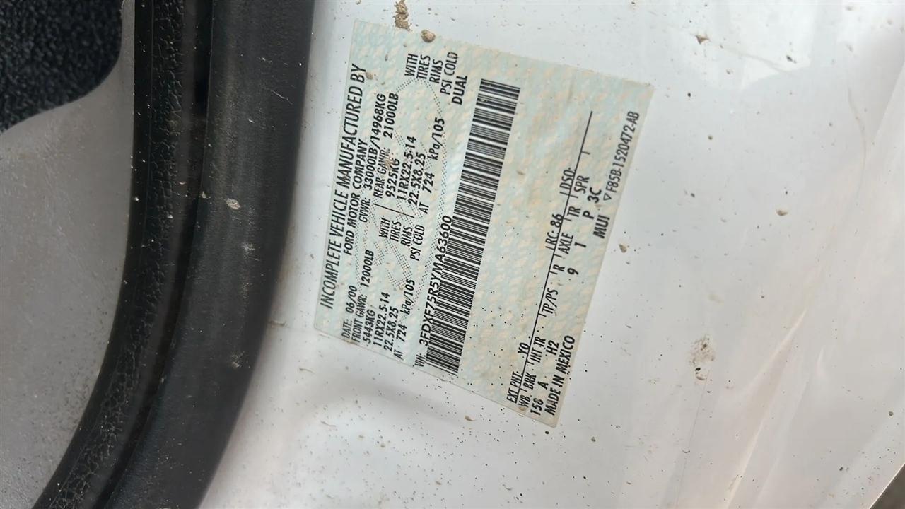 Ford F-750 Regular Cab 2WD DRW 2000