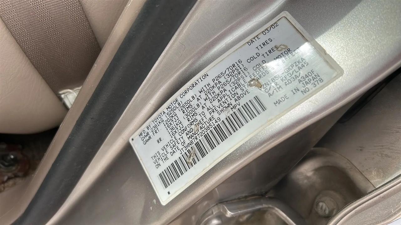 Toyota 4Runner Limited 4WD 2002