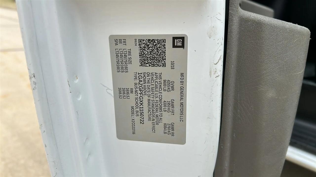 Chevrolet Express LT 3500 Extended 2019