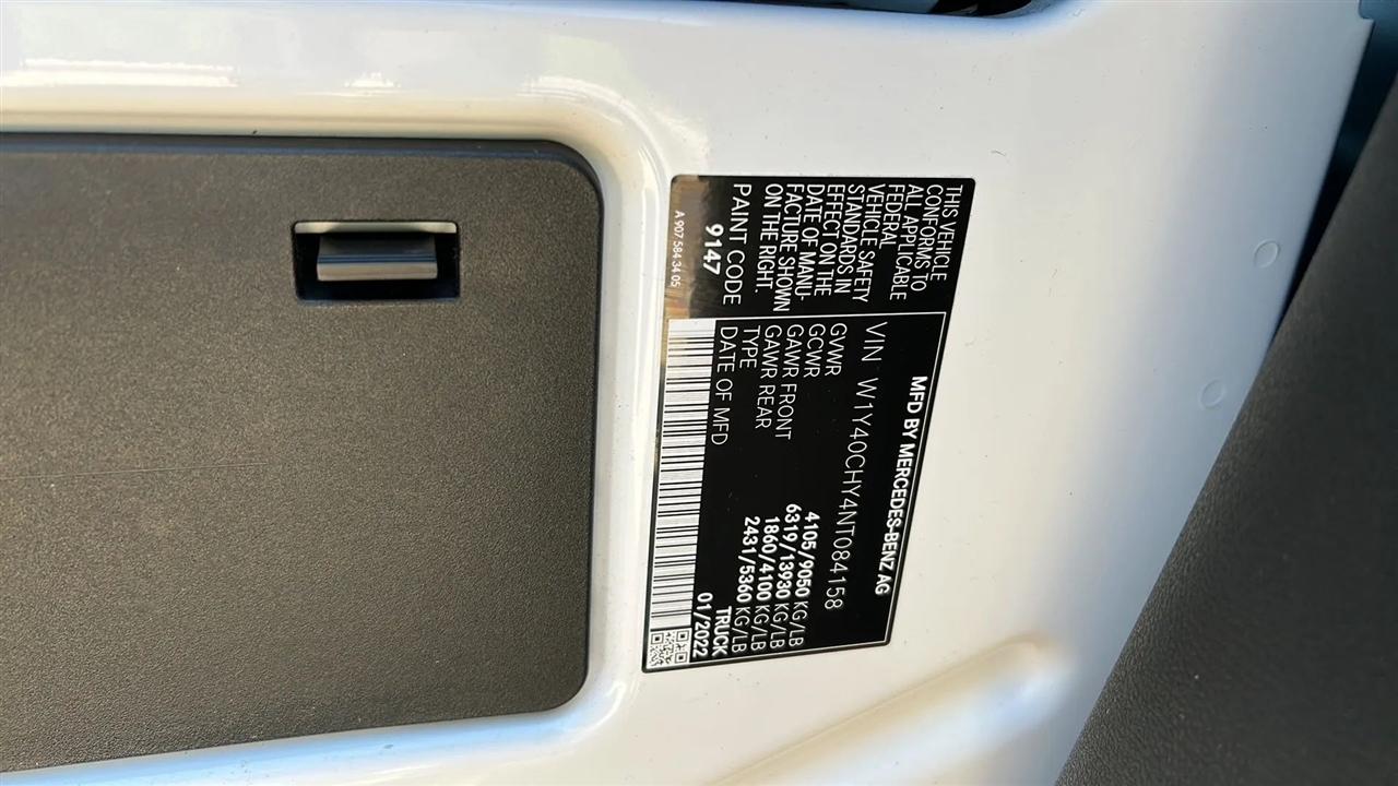 Mercedes-Benz Sprinter 2500 170-in. WB 2022