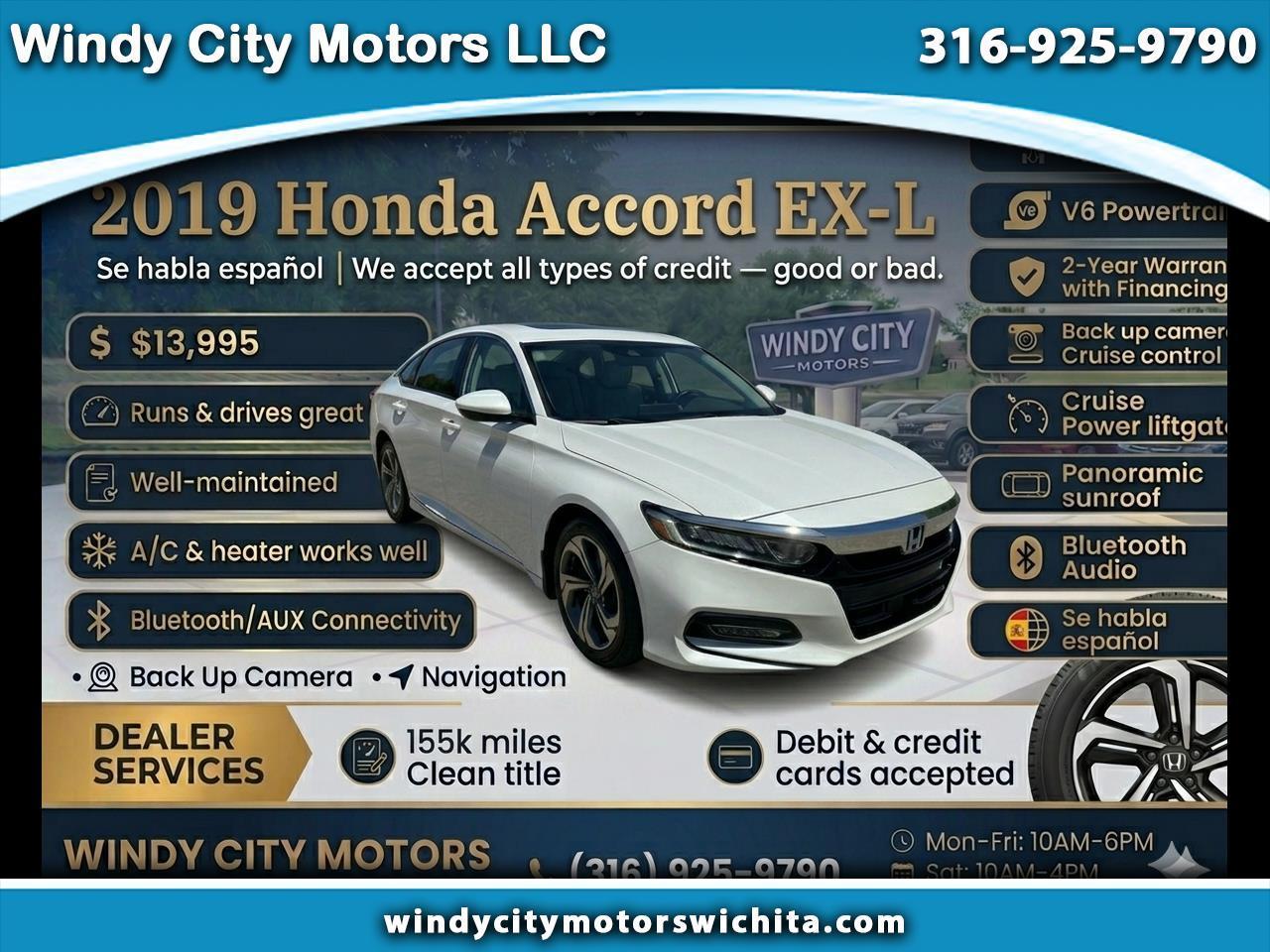 2019 Honda Accord EX-L CVT