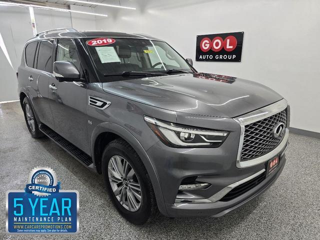 Gray 2019 INFINITI QX80 Limited 4WD SUV / Crossover All-Wheel Drive Automatic